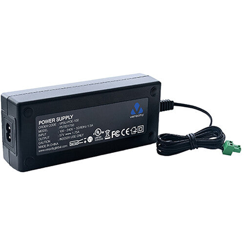 Fuente de alimentación Veracity VPSU-POE-100-US 100W 56 VDC para dispositivos LONGSPAN