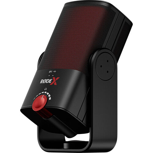 RODE X XCM-50 Micrófono Condensador USB-C Compacto 24-Bit 48 kHz con Soporte Escritorio