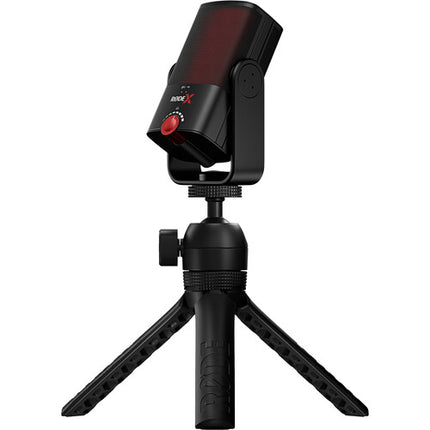 RODE X XCM-50 Micrófono Condensador USB-C Compacto 24-Bit 48 kHz con Soporte Escritorio