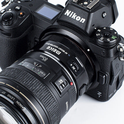 Meike Adaptador Autofocus Lentes Canon EF EF-S a Nikon Z Montura Resistente