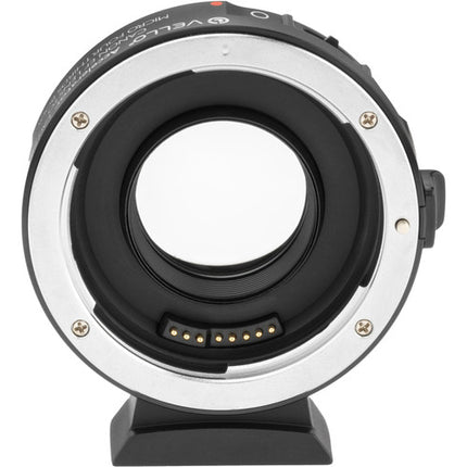 Adaptador de Lentes Vello Accelerator para Canon EF a Micro Four Thirds con Compensación de Factor Crop y Pie de Trípode Removible