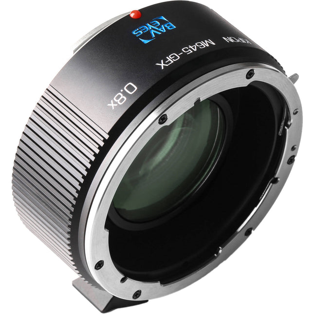 KIPON 0.8x Reductor de Focal para Lente Mamiya 645 a Cámara FUJIFILM GFX con Apertura f-stop y 5 Cristales Ópticos