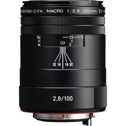 Pentax HD Pentax-D FA Macro 100mm f/2.8 ED AW lente macro 5.1" enfoque rápido incluye parasol y funda