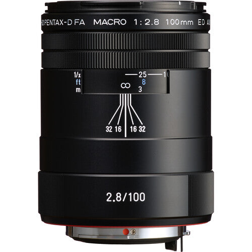 Pentax HD Pentax-D FA Macro 100mm f/2.8 ED AW lente macro 5.1" enfoque rápido incluye parasol y funda