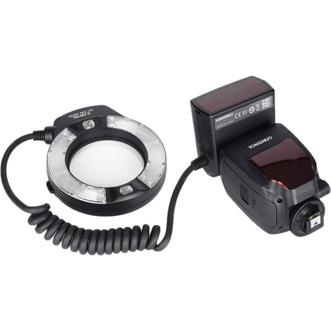 Yongnuo YN-14EX II TTL Kit de Flash Macro para Sony con Adaptadores 52 58 67 72mm y Filtros CT