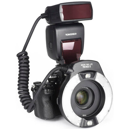 Yongnuo YN-14EX II TTL Kit de Flash Macro para Sony con Adaptadores 52 58 67 72mm y Filtros CT