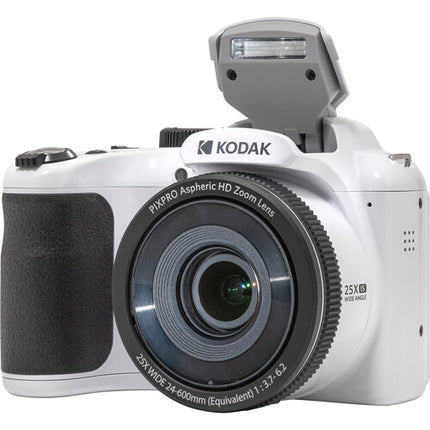 Kodak PIXPRO AZ255 Cámara Digital 16MP Zoom Óptico 25x Pantalla 3" Blanca