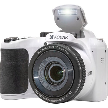 Kodak PIXPRO AZ255 Cámara Digital 16MP Zoom Óptico 25x Pantalla 3" Blanca