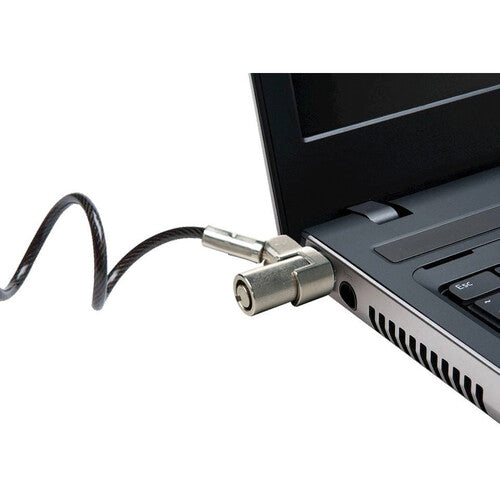 CTA Digital Steel Security K-Slot Candado de Cable Acero Galvanizado 2 Llaves 6.7 Pies