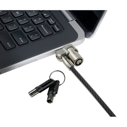 CTA Digital Steel Security K-Slot Candado de Cable Acero Galvanizado 2 Llaves 6.7 Pies