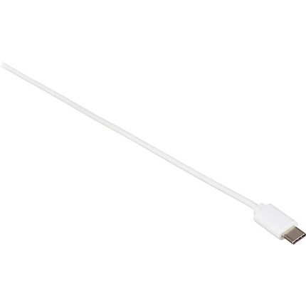 Macally Ratón Óptico USB Tipo-C 2400 dpi Clic Silencioso Ambidiestro Blanco Plata