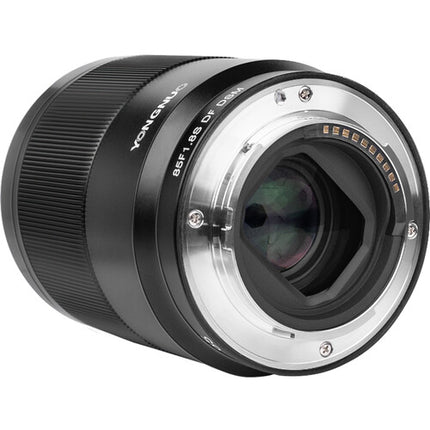 Yongnuo YN85mm f/1.8S Objetivo Teleobjetivo 85mm Fijo Full Frame para Sony E montaje con Anillo de Bayoneta Impermeable