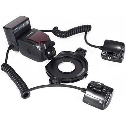 Yongnuo YN-24EX Flash Macro TTL para Sony Cabezal Dual 79 GN 3s Recarga