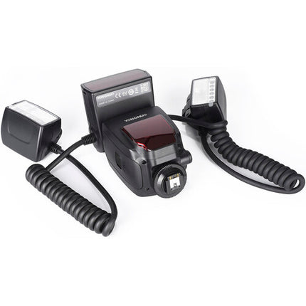 Yongnuo YN-24EX Flash Macro TTL para Sony Cabezal Dual 79 GN 3s Recarga