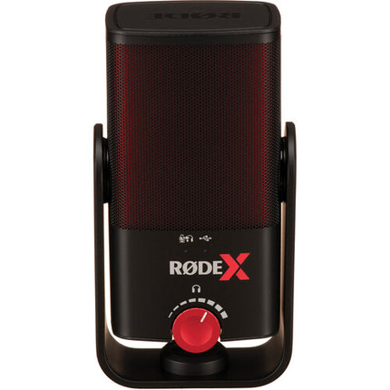 RODE X XCM-50 Micrófono Condensador USB-C Compacto 24-Bit 48 kHz con Soporte Escritorio