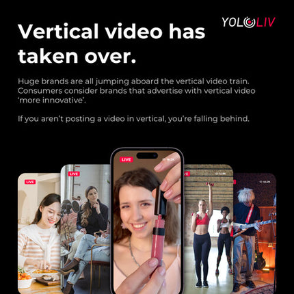 YoloLiv Verticam Cámara PTZ para Streaming Vertical 1080p60 12x Zoom Óptico