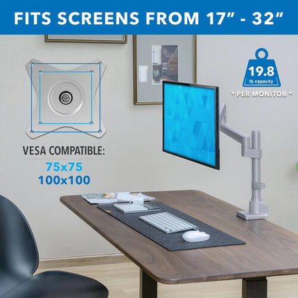 Mount-It Soporte de Escritorio para Monitor de 19 a 32 Pulgadas y 19.8 lb Ajustable