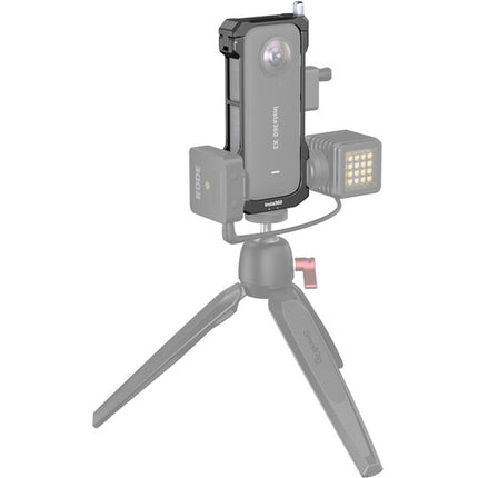 SmallRig Frame para Insta360 X3 con Capuchón de Lente de Silicona y Montura Doble