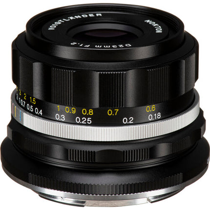 Voigtlander Nokton 23mm f/1.2 Objetivo Asférico Nikon Z APS-C 7" enfoque manual