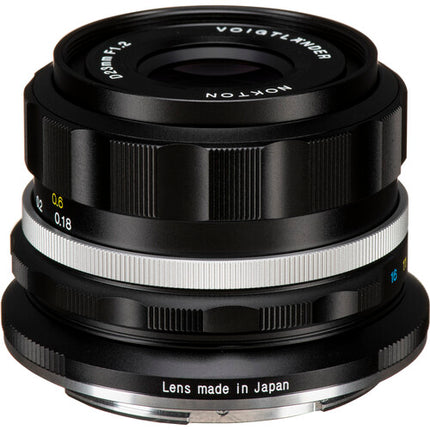 Voigtlander Nokton 23mm f/1.2 Objetivo Asférico Nikon Z APS-C 7" enfoque manual