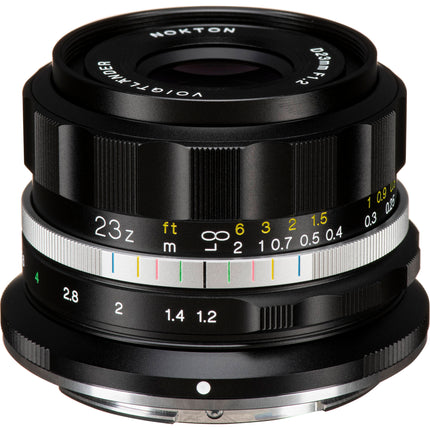 Voigtlander Nokton 23mm f/1.2 Objetivo Asférico Nikon Z APS-C 7" enfoque manual