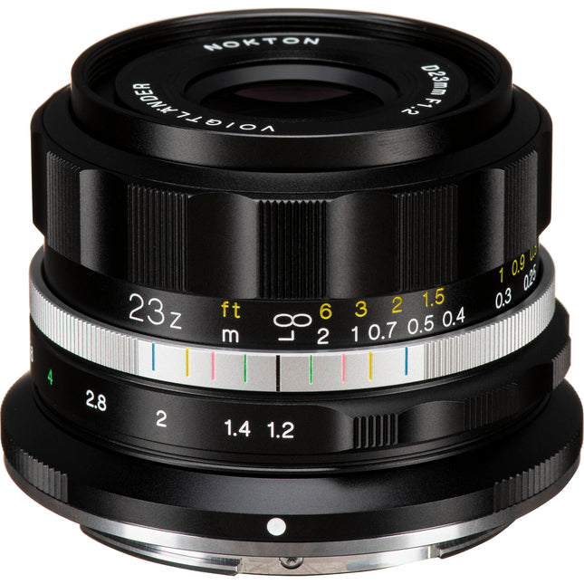 Voigtlander Nokton 23mm f/1.2 Objetivo Asférico Nikon Z APS-C 7" enfoque manual