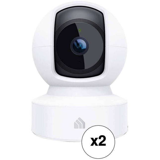 TP-Link EC70 Kasa Spot Cámara de Seguridad Interior Wi-Fi 1080p Pan Tilt Visión Nocturna 2-Pack