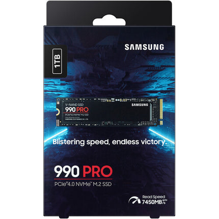 Samsung 1TB 990 PRO SSD PCIe 4.0 x4 M.2 2280 7450 MB/s Lectura