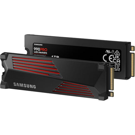 Samsung 1TB 990 PRO PCIe 4.0 x4 SSD interno M.2 2280 con disipador y 7450 MB/s lectura