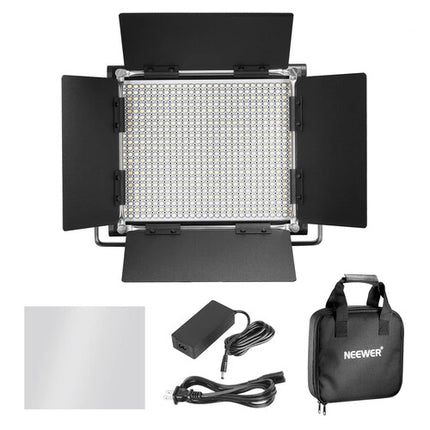 Neewer Professional Luz LED Dimmable Bi-Color 3200-5600K CRI 95 9x8 pulg