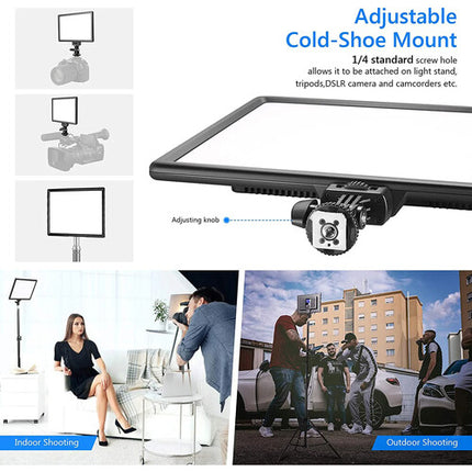 Neewer NL-192AI Panel LED Bicolor 650 Lux 3200-5600K 90 Min Batería