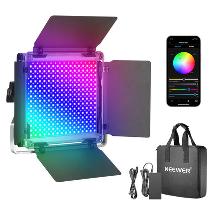 Neewer 660 Pro RGB Luz LED Profesional 3200-5600K CRI 97 Control App