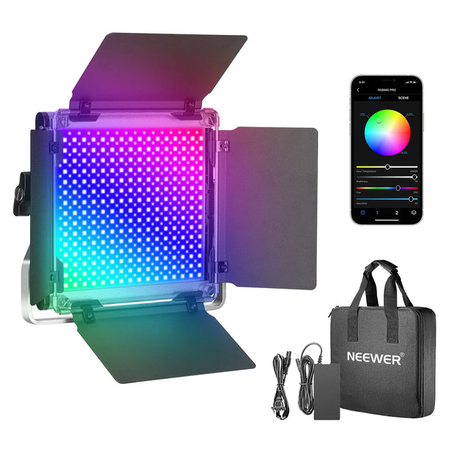 Neewer 660 Pro RGB Luz LED Profesional 3200-5600K CRI 97 Control App
