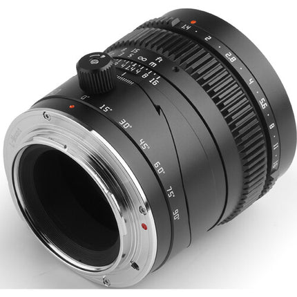 TTArtisan Tilt 50mm f1.4 Lente Prime de Longitud Normal Full Frame con Control de Enfoque manual y mecanismo tilt