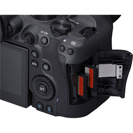 Canon EOS R6 Mark II Cámara Sin Espejo 24.2MP 4K60 con Empuñadura y Kit de Baterías