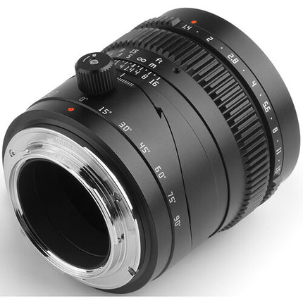 TTArtisan Tilt 50mm f/1.4 Objetivo Full Frame Control de Enfoque Manual