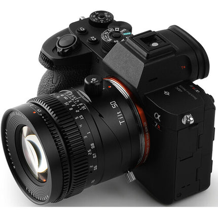 TTArtisan Tilt 50mm f/1.4 Objetivo Full Frame Control de Enfoque Manual