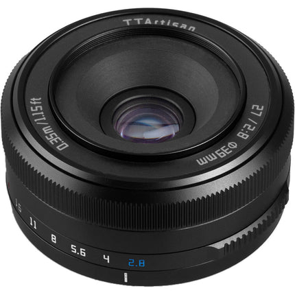 TTArtisan 27mm f/2.8 Objetivo para FUJIFILM X APS-C 13.8" distancia mínima
