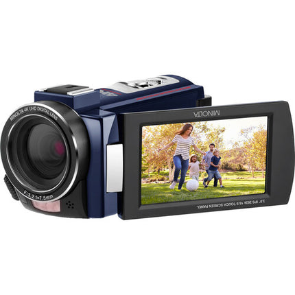 Minolta MN4K25NV Videocámara UHD 4K Visión Nocturna Azul 13MP 35' IR 32GB