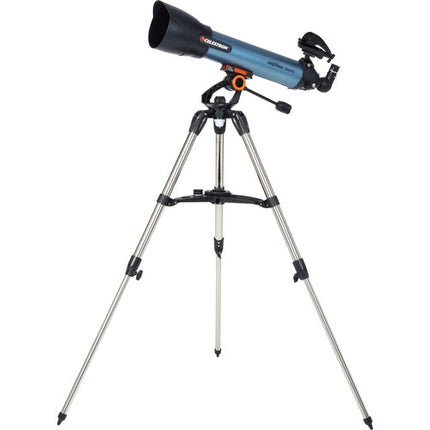 Celestron Inspire 100AZ Telescopio Refractor 100mm f6.6 con trípode acero y adaptador digiscoping