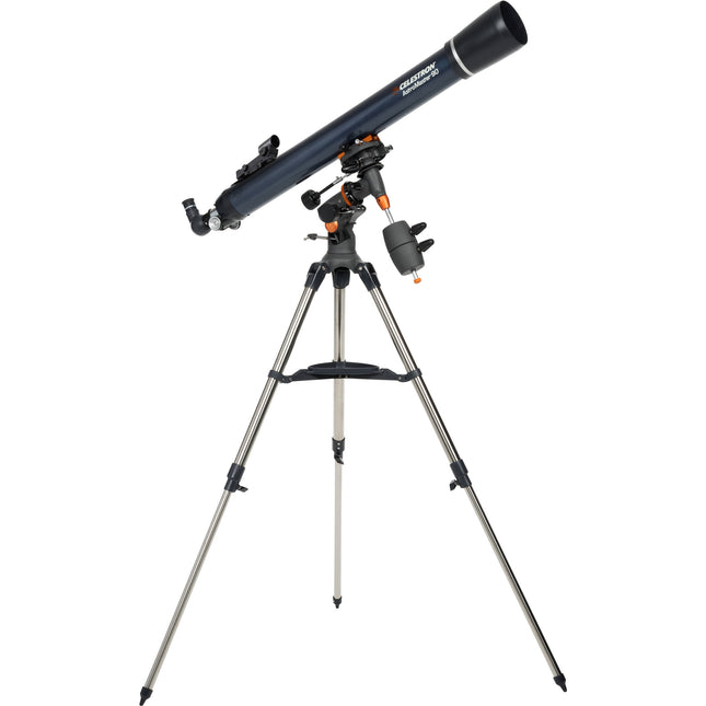 Celestron AstroMaster 90EQ Telescopio Refractor 90mm F11 1000mm Montura Ecuatorial Manual