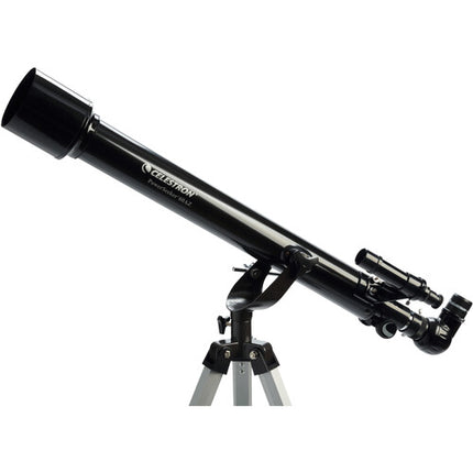 Celestron PowerSeeker 60 60mm f12 Refractor Telescopio con Tripode y Lentes