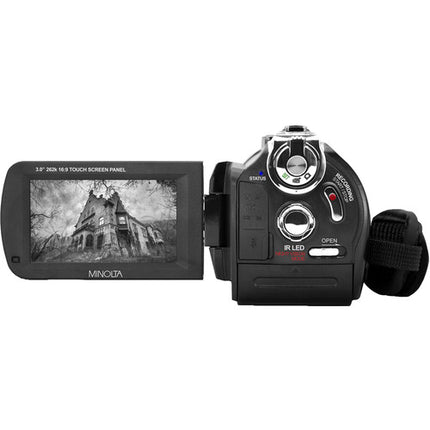 Minolta MN4K40NV Cámara UHD 4K Visión Nocturna 13MP 16x Zoom Negro