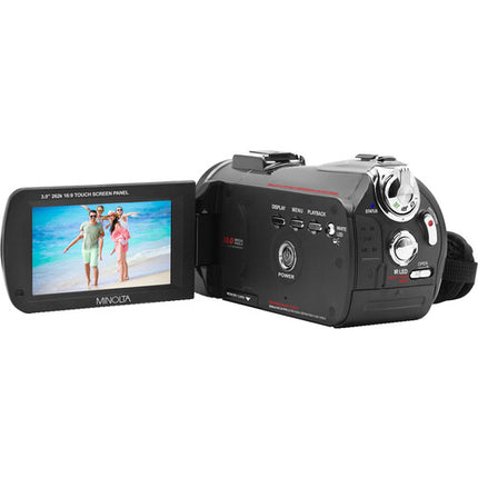 Minolta MN4K40NV Cámara UHD 4K Visión Nocturna 13MP 16x Zoom Negro