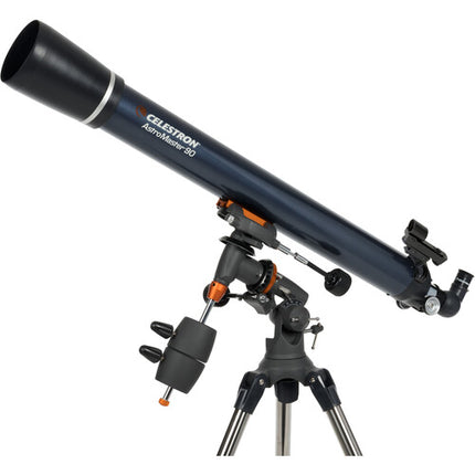 Celestron AstroMaster 90EQ Telescopio Refractor 90mm F11 1000mm Montura Ecuatorial Manual