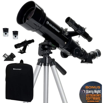 Celestron Travel Scope 70mm f5.7 Telescopio Refractor con trípode y mochila