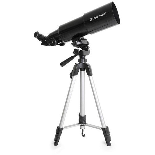 Celestron Travel Scope 80mm 400mm Refractor Telescopio Kit con Trípode mochila y adaptador smartphone