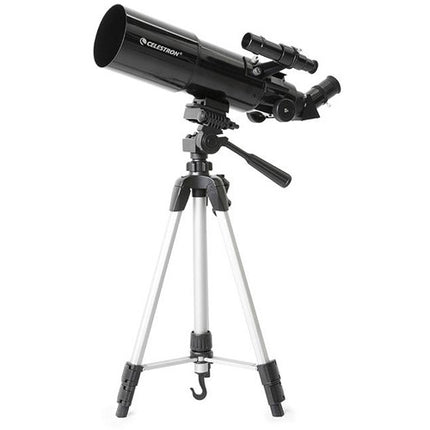 Celestron Travel Scope 80mm 400mm Refractor Telescopio Kit con Trípode mochila y adaptador smartphone