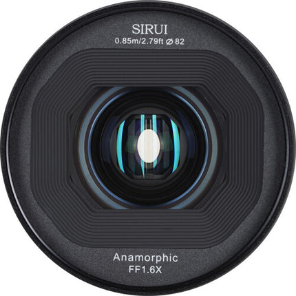 Sirui 35mm T2.9 Lente Anamórfica Full-Frame 1.6x Dia. Filtro 82mm