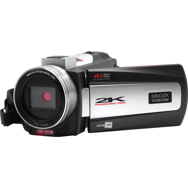 Minolta MN2K50NV Videocámara 2.7K 48MP Visión Nocturna IR 32GB Negro